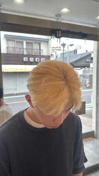 カラー メンズ ダブルカラー/ メンズパーマ🫧中村のヘアスタイル