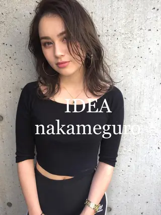 ミディアム カラー パーマ ヘアアレンジ メンズ キッズ ネイル マツエク・マツパ レイヤーカット✂️ 艶髪/小田部慎也のヘアスタイル