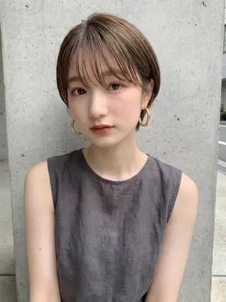ショート カラー beauty: beast 熊本店のヘアスタイル