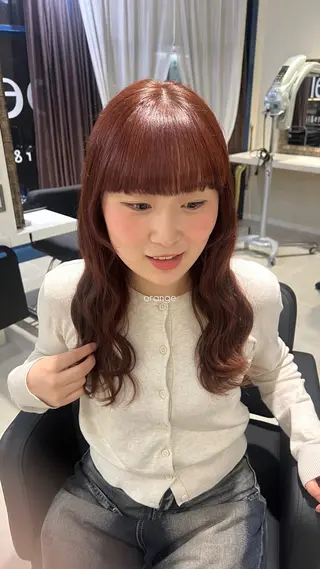 セミロング beleef mel meiのヘアスタイル