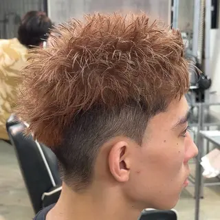 ショート カラー メンズ カラー特化/海外系/ ハイライト/豊閃のヘアスタイル