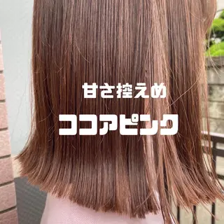 ショート カラー 🎀透明感ナチュラル ガーリー🎀yuhiのヘアスタイル