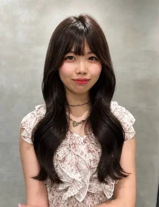 ロング カラー 🤍艶モテカラー♡ ブラウン🤍Rimiのヘアスタイル