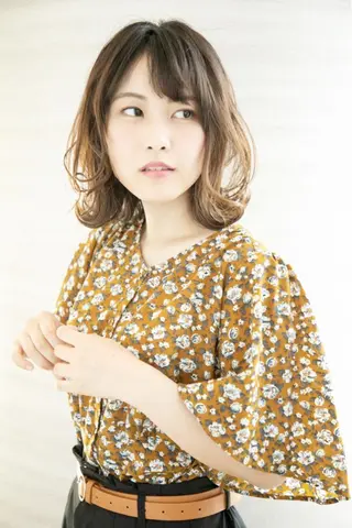 ミディアム アニメカラー髪質改善 🎀🐰堀川智史🎀のヘアスタイル