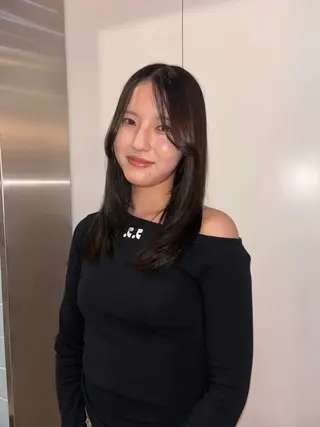 ミディアム カラー cope'u 美雨のヘアスタイル