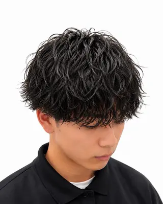 パーマ メンズ 【横浜1似合わせ 職人】昇陽のヘアスタイル
