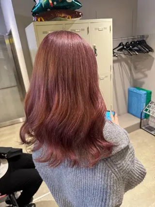 ロング カラー パーマ ヘアアレンジ メンズ キッズ 韓国系🇰🇷🩶 艶暗髪/MEIのヘアスタイル