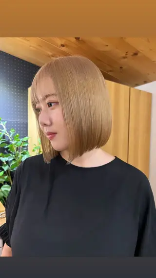 ミディアム カラー メンズ 🧸艶々韓国ヘア 🧁mizunaのヘアスタイル