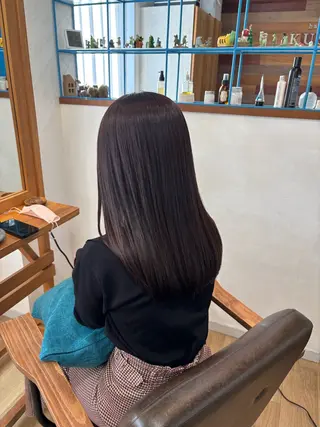 ロング カラー RINNO🌷透明感 カラー/髪質改善のヘアスタイル