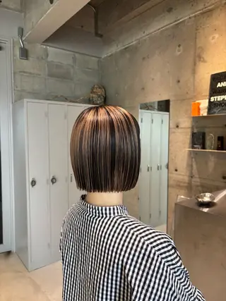 ミディアム カラー 艶髪🫧 Suzunaのヘアスタイル