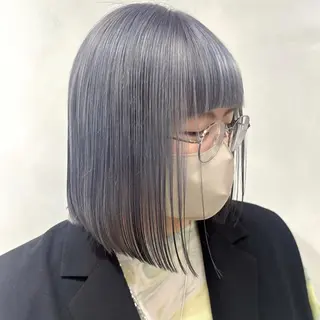 ショート カラー デザインカラー/パー マ🦖外岡咲希🦖のヘアスタイル