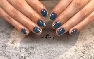 ネイル mellow:ｸﾙﾐ ﹡˖˟༝🎀˖˟ ༝のネイルデザイン