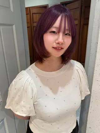 ミディアム カラー mai / linoah˚✧のヘアスタイル