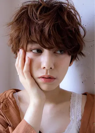 ショート パーマ タカハシ ショウタのヘアスタイル