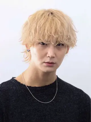 カラー メンズ 🔥ジャス/ 無造作パーマ特化🔥のヘアスタイル