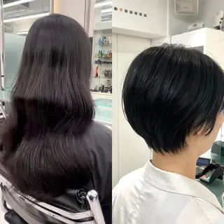 ショート 【レイヤーカット】 キサヌキミワのヘアスタイル