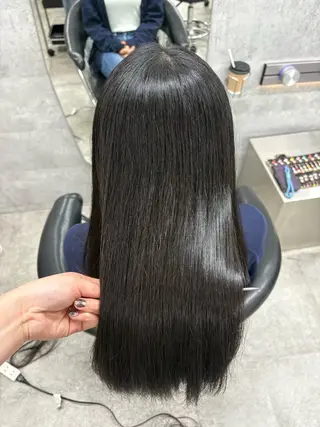 ロング 髪質改善ストレート/ 透明感カラー🥣🤍のヘアスタイル