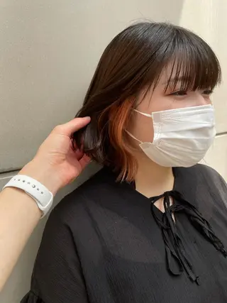 ミディアム 髪質改善🪄 イルミナカラー岩谷のヘアスタイル