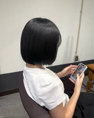 ショート カラー 🤍静岡/影島 李有/美容院🎀のヘアスタイル