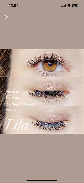 マツエク・マツパ Lila長浜店 フジイのマツエク・マツパデザイン
