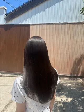 ロング カラー 艶カラー/レイヤー カット🫧あいりのヘアスタイル
