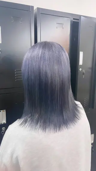 ミディアム カラー パーマ ヘアアレンジ メンズ キッズ ネイル マツエク・マツパ アイブロウ エビスザキレン/メン ズ/心斎橋🌳のヘアスタイル