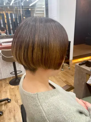ショート ボブパーマ🧸 /YUNAのヘアスタイル