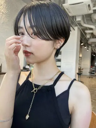 ショート 森田楓乃/上前津/ 大須/ブリーチカラーのヘアスタイル