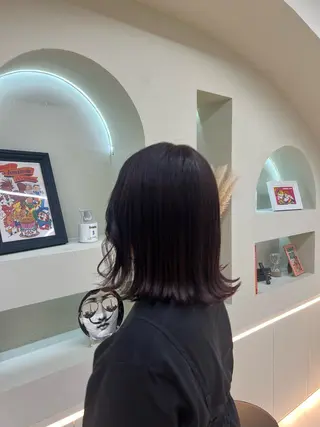 ミディアム 橋爪 明日香のヘアスタイル