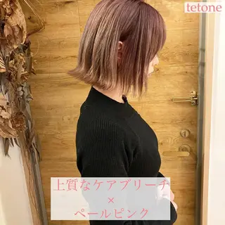 ミディアム カラー テトネ タカシのヘアスタイル