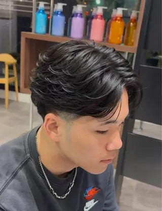 パーマ メンズ 藤原 幸大/名取美容師のヘアスタイル