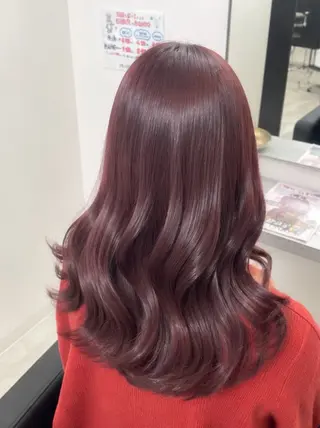 セミロング 韓国風🥀透明感 カラー🖤uraraのヘアスタイル