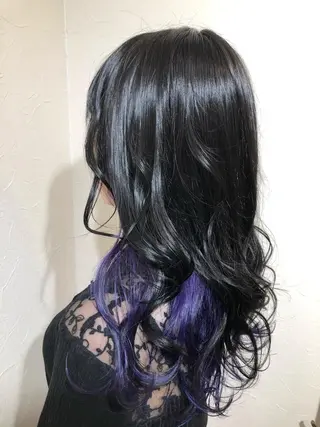 セミロング カラー 浦山 和之のヘアスタイル