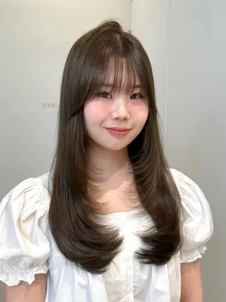 ロング カラー 🌿レイヤー/ブリー チ/🌿JINのヘアスタイル