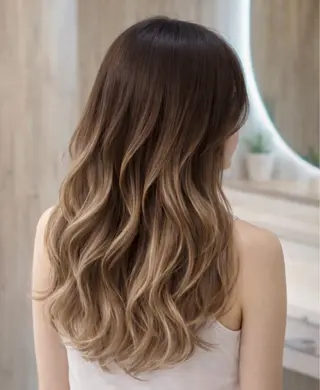 ロング カラー 伊達 育海のヘアスタイル