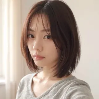ミディアム パーマ ヘアアレンジ KONOMI スタイリストのヘアスタイル