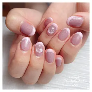 ミディアム ネイル 🐾enen style 🐾のネイルデザイン