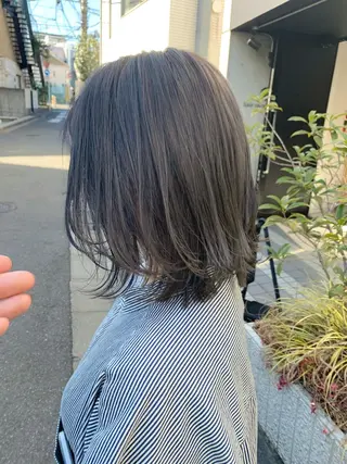 ミディアム カラー チバ タクミのヘアスタイル