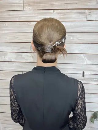 セミロング 西林 玲那/ヘアセットのヘアスタイル