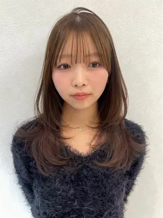 ロング レイヤーカット TENSHOのヘアスタイル
