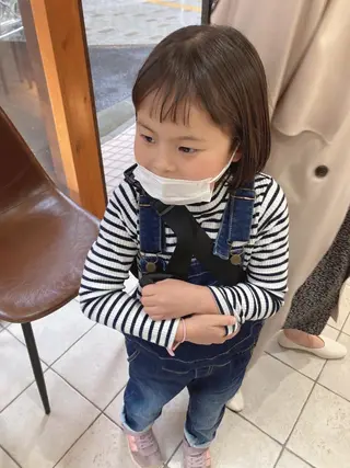 キッズ 金子 歩実のヘアスタイル