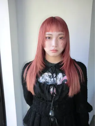 ロング カラー rento🎨 /Wカラーモデル募集のヘアスタイル