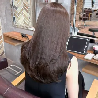 ロング レイヤーカット× 髪質改善カラー 片山のヘアスタイル