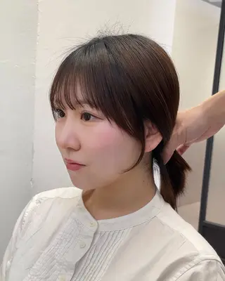 ロング カラー ヘアアレンジ レイヤーカット/ 田中 しょうのヘアスタイル