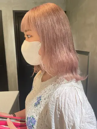 ミディアム カラー 大人girly🛋️ 🤍yukakoのヘアスタイル