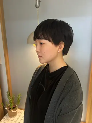 ショート 京谷 宥のヘアスタイル