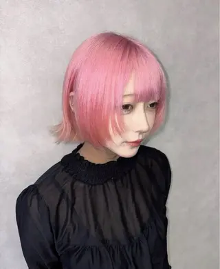 ショート カラー ハイトーンカラー 💚りょうか💚のヘアスタイル