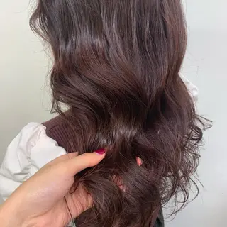 ロング カラー 🍒韓国暖色ヘア NO.1🍒🪽のヘアスタイル