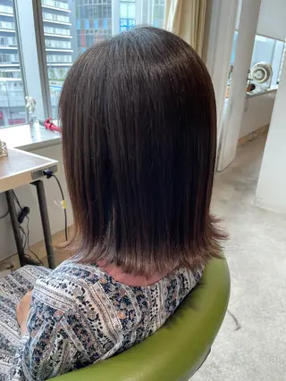 ミディアム 森 翼のヘアスタイル