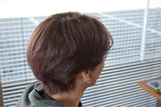 カラー メンズ 艶カラー×デザイン カラー特化/値賀大樹のヘアスタイル